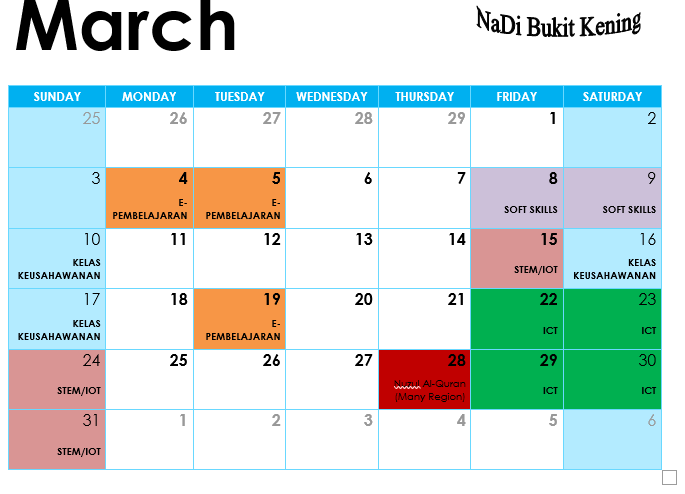 MARCH